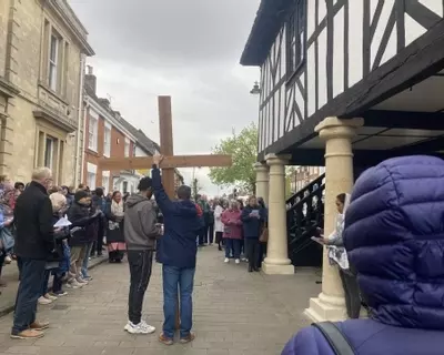 Good Friday Service by Town Hall